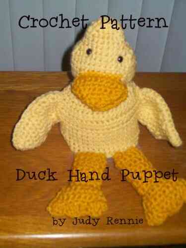Crochet Pattern Duck Hand Puppet