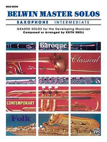 Belwin Master Solos Alto Saxophone Intermediate Volume 1: Alto Saxophone Solos