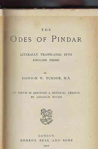The Odes Pindar