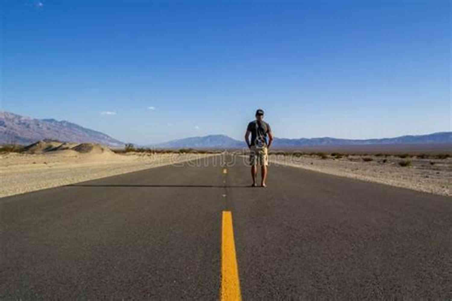 A Lone Traveler On A Desert Road, Reflecting On The Journey So Far Stories From The Road: Short Stories About Motorcycle Clubs Culture And Traditions