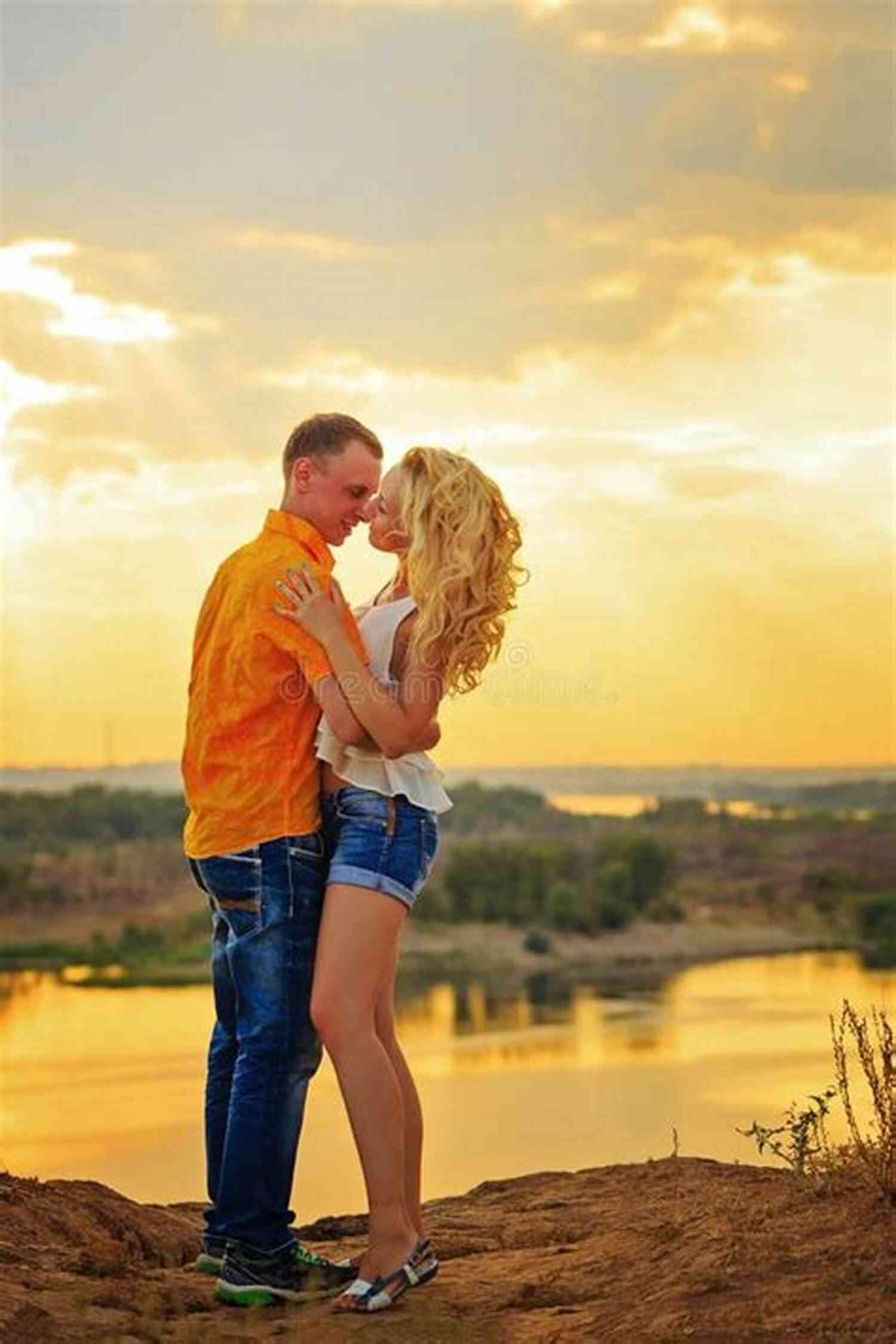 A Passionate Couple In A Seductive Embrace On A Beautiful Sunset Backdrop The Bad Blue Curvy Romances Boxset 1 4: An Enemies To Lovers Romantic Romance (The Hot And Steamy Trio 1)