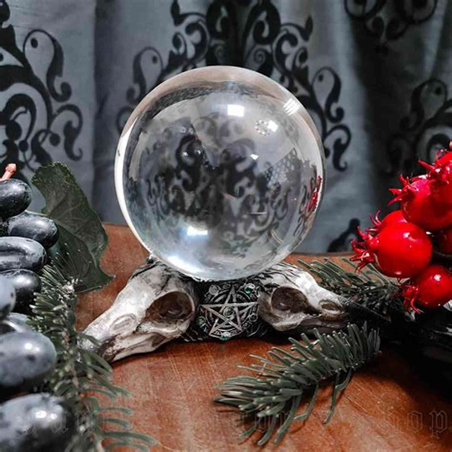 A Witch Performing Divination With A Crystal Ball Witch For Hire (A Witch S Path 1)