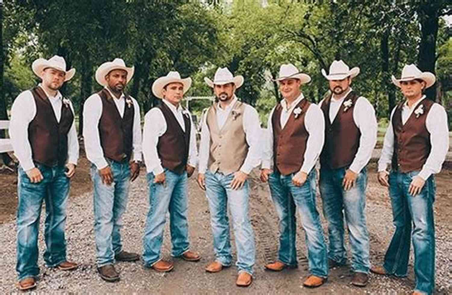 Blue Jean Weddings Picture Of Happy Cowboy Bride Blue Jean Weddings: Brides Matchmakers And Cowboys