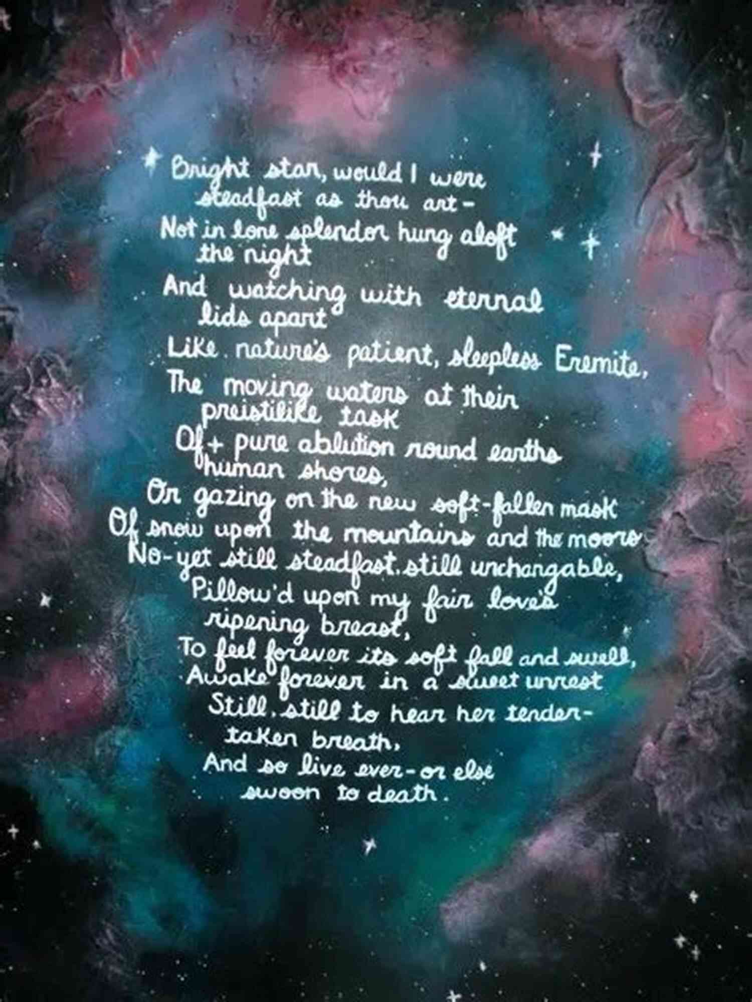 Bright Star A Tender Ode To Eternal Love Poems Of John Keats John Keats