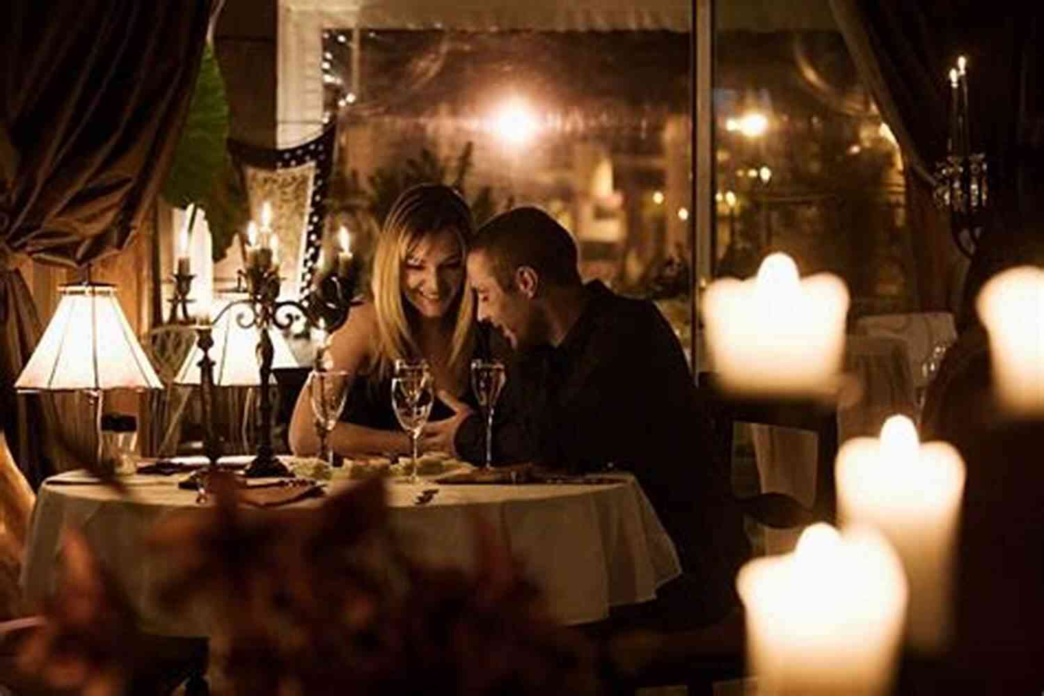 Couple Enjoying A Romantic Candlelit Dinner A Promise To Keep (Love On The North Shore 5)