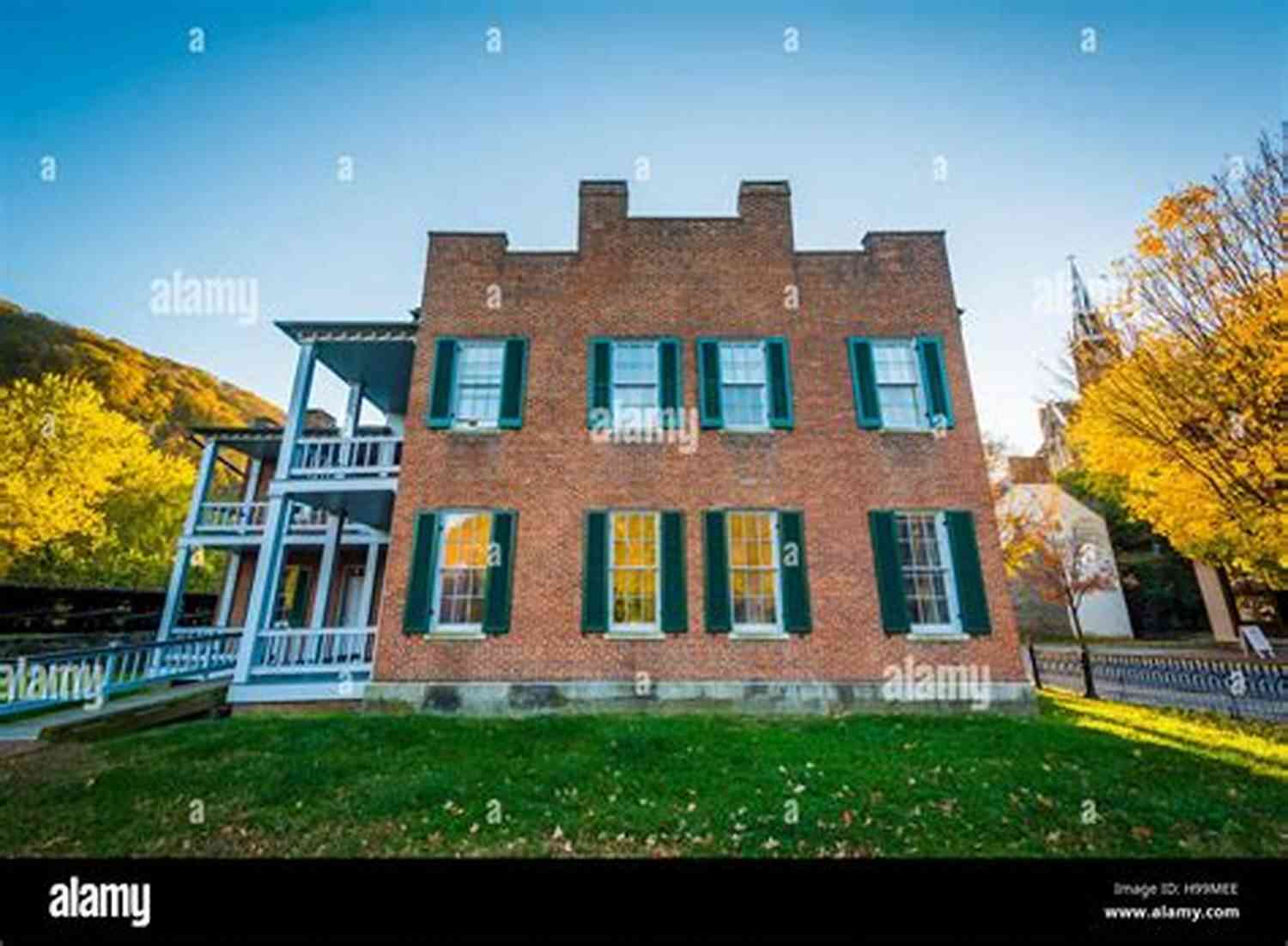 Historic Buildings In Harpers Ferry, West Virginia West Virginia: : Or Parable From A Hawk