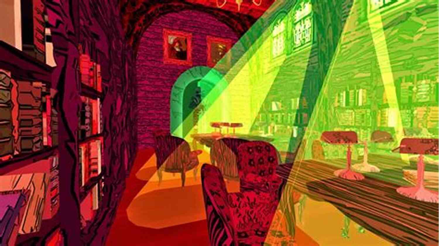 Illustration Of The Red Room In Wells Cathedral H G Wells : The Red Room