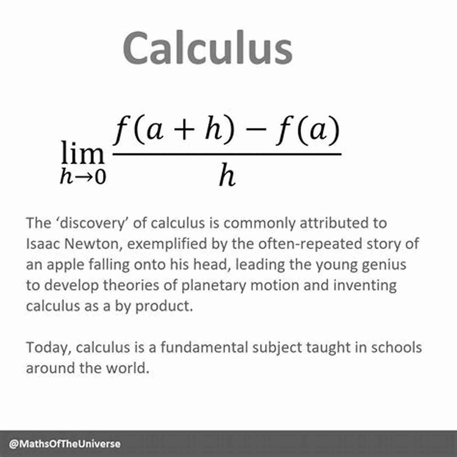 Isaac Newton Equations That Changed The World