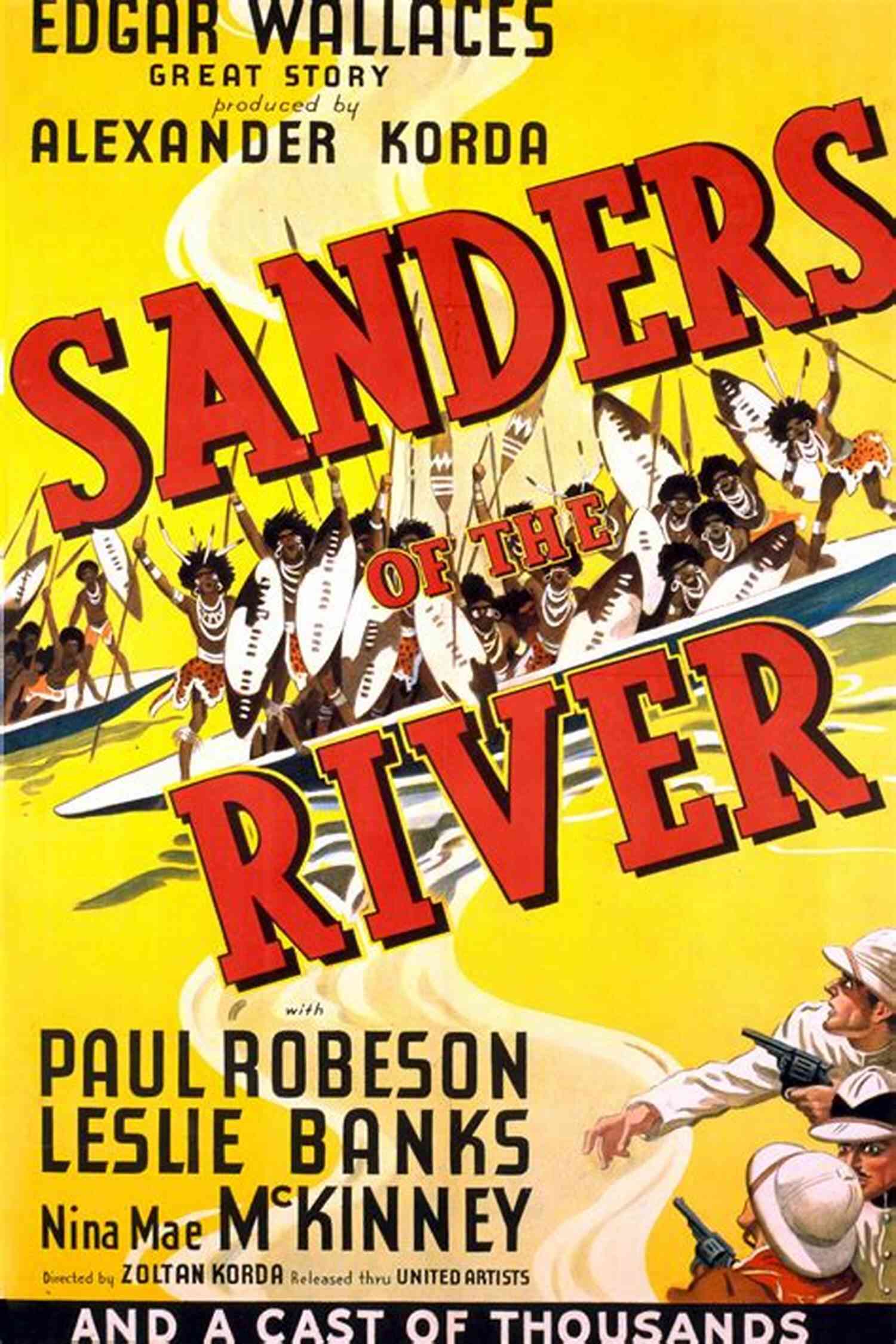 Sanders Of The River Film Poster Sanders Of The River (The Commissioner Sanders Stories 1)