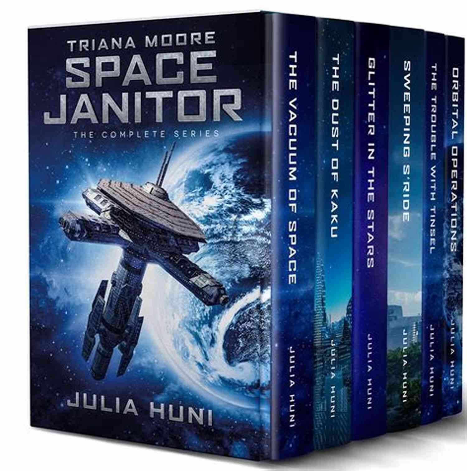 Triana Moore Cleaning The StarQuest Spacecraft Triana Moore Space Janitor: The Complete Humorous Sci Fi Mystery